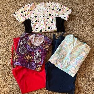 Scrubs-3Tops and 2Pants
